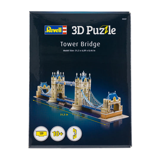Revell Tower Bridge Large 3D Puzzle Model Kit, 120-pc