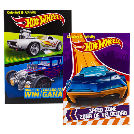 Hot Wheels Coloring & Activity Book, 80 Pages (Cover Varies)