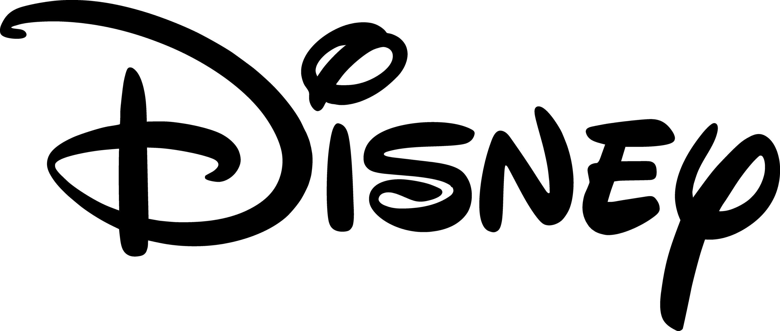 Black Disney logo
